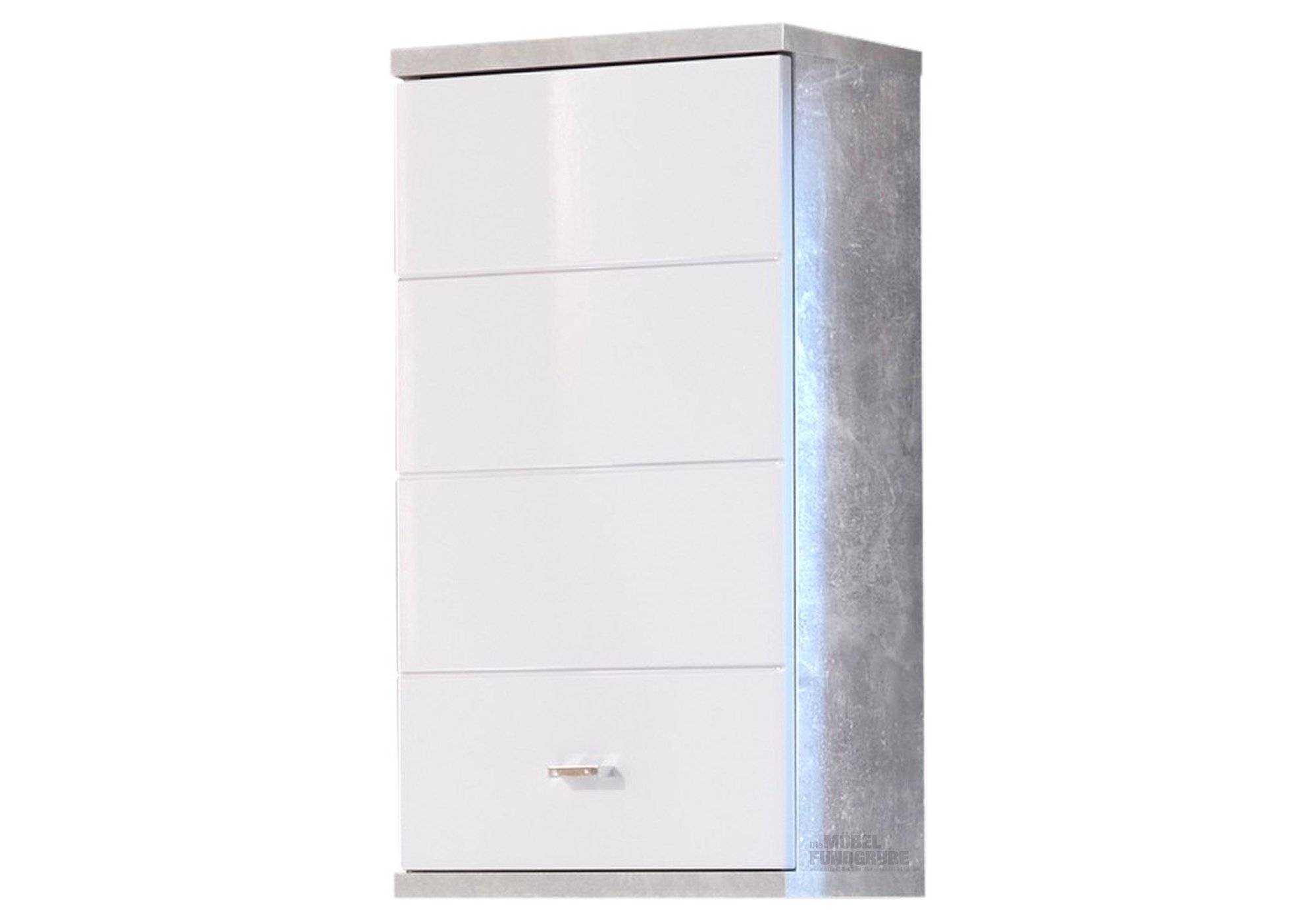 Bad Hängeschrank Betonoptik - weiß 38 cm - POOL Bad Hängeschrank Betonoptik - weiß 38 cm - POOL