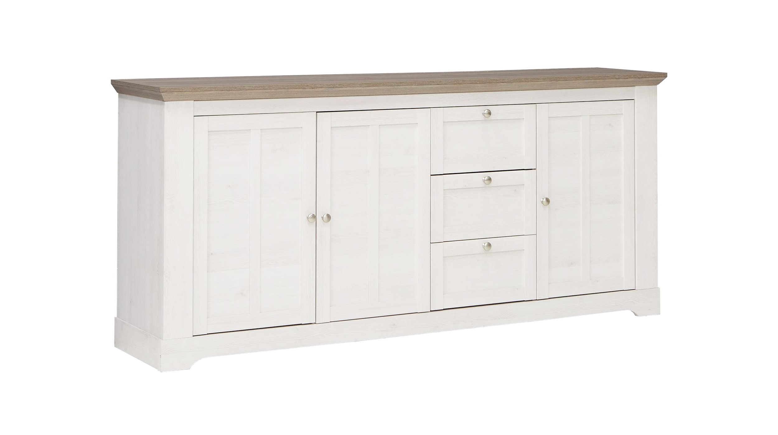 Sideboard Schneeeiche 205 cm 3-türig - ILOPPA Sideboard Schneeeiche 205 cm 3-türig - ILOPPA