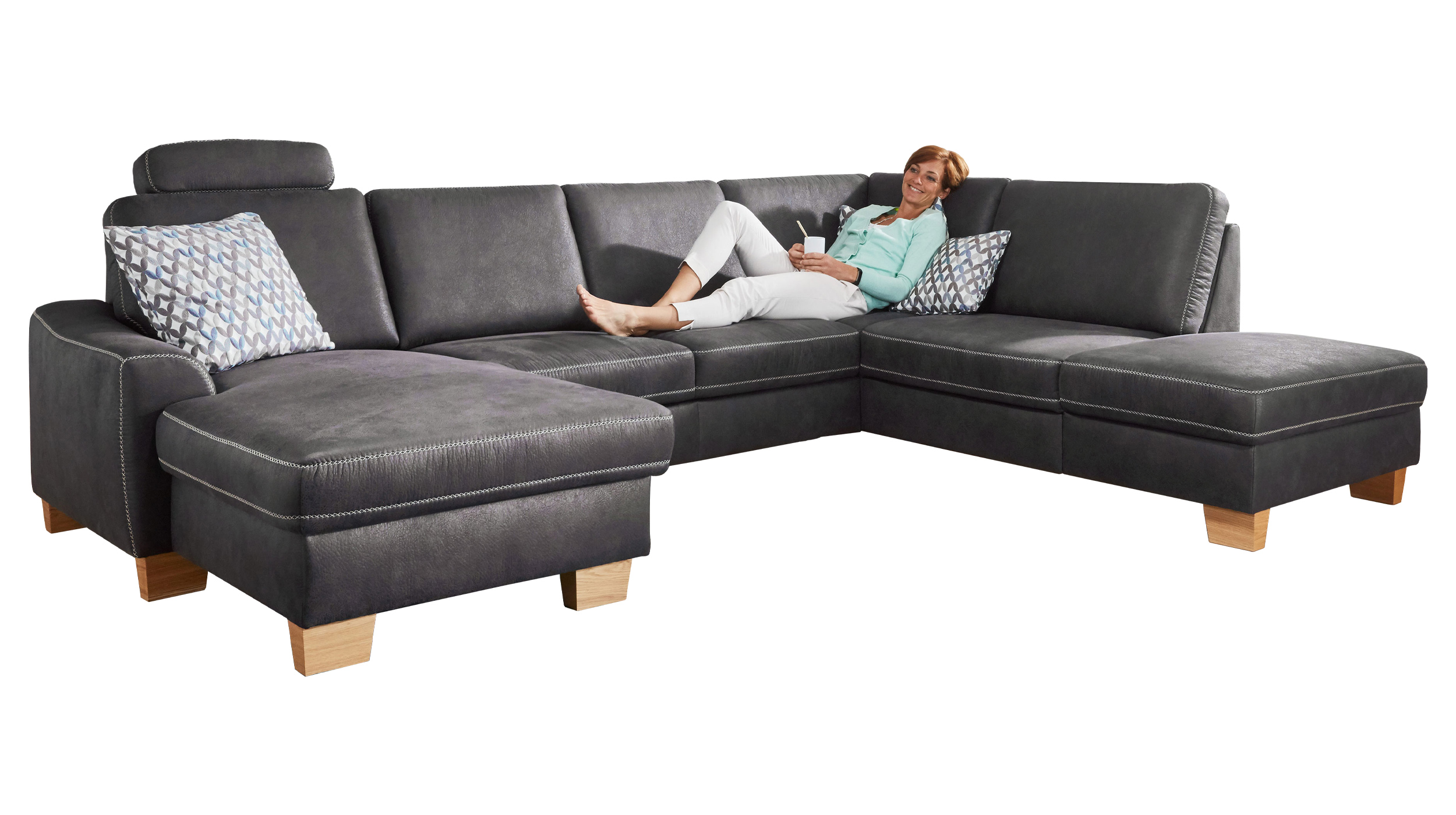 Couchliebe® Wohnlandschaft planbar - anthrazit - Premium Version - STICK Couchliebe® Wohnlandschaft planbar - anthrazit - Premium Version - STICK