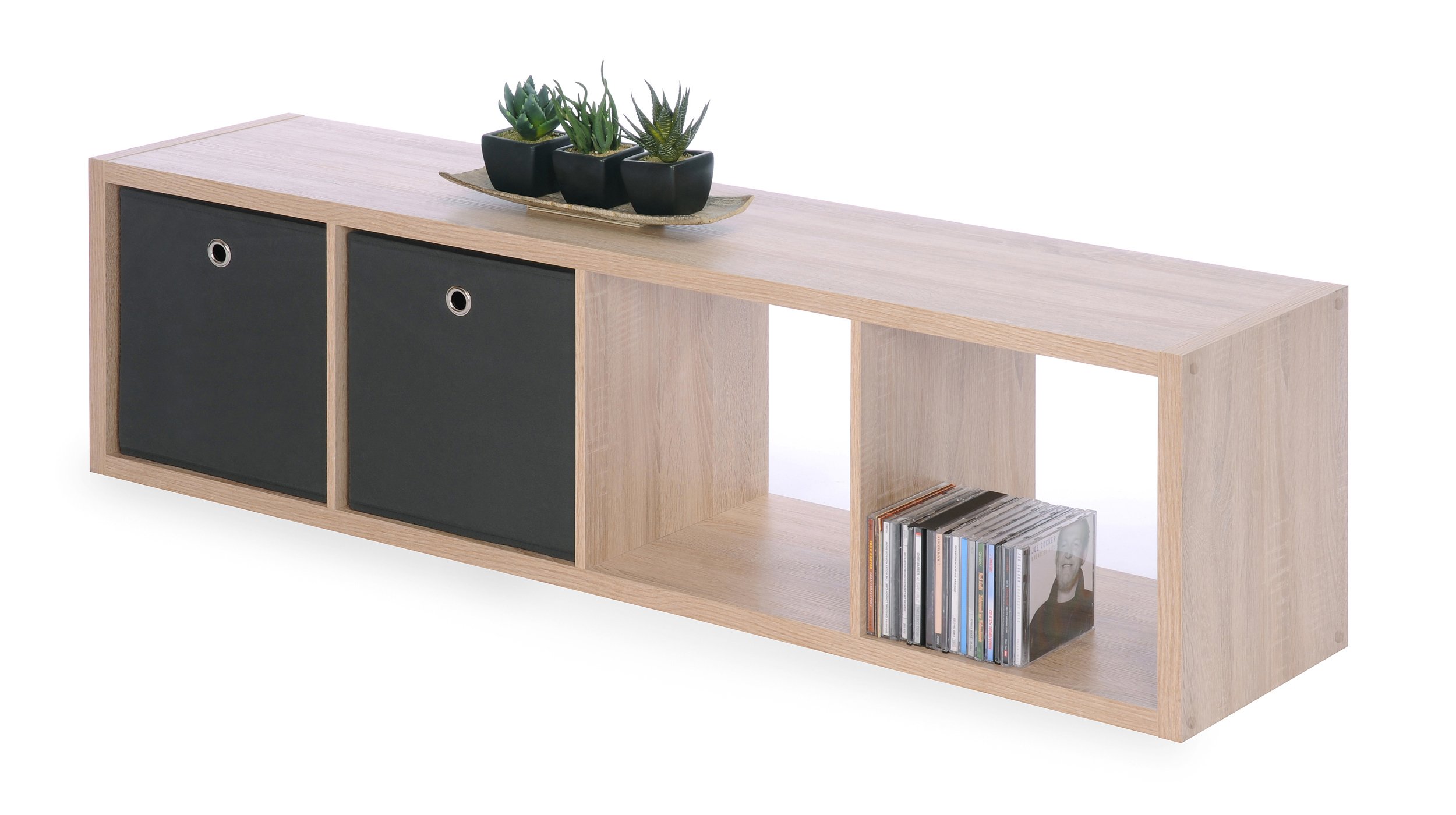 Standregal Sonoma Eiche 39 x 141 cm - 4 Fächer - MAX