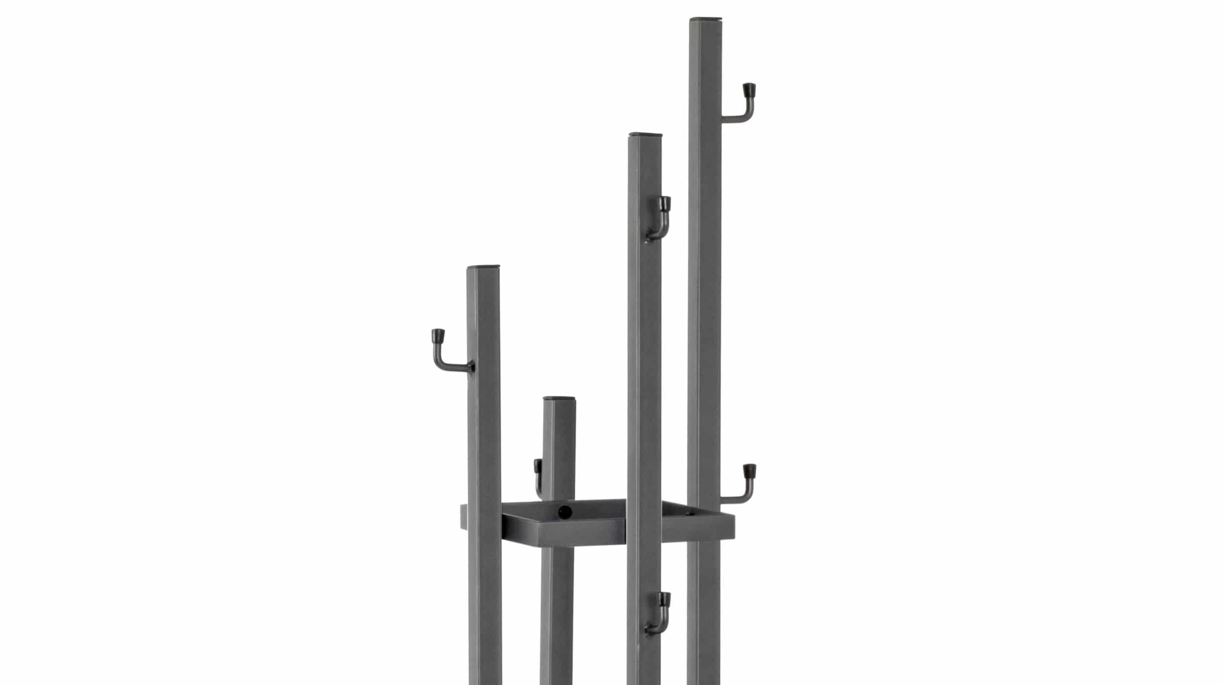 Kleiderständer anthrazit Breite 35 cm - LEANDER