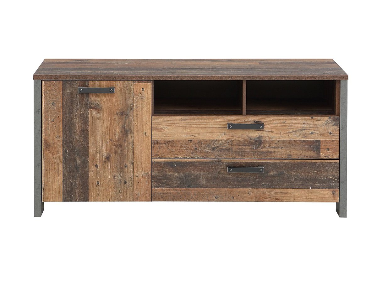 TV - Lowboard Old Wood Vintage - Betonoptik 142 cm - CLIF TV - Lowboard Old Wood Vintage - Betonoptik 142 cm - CLIF