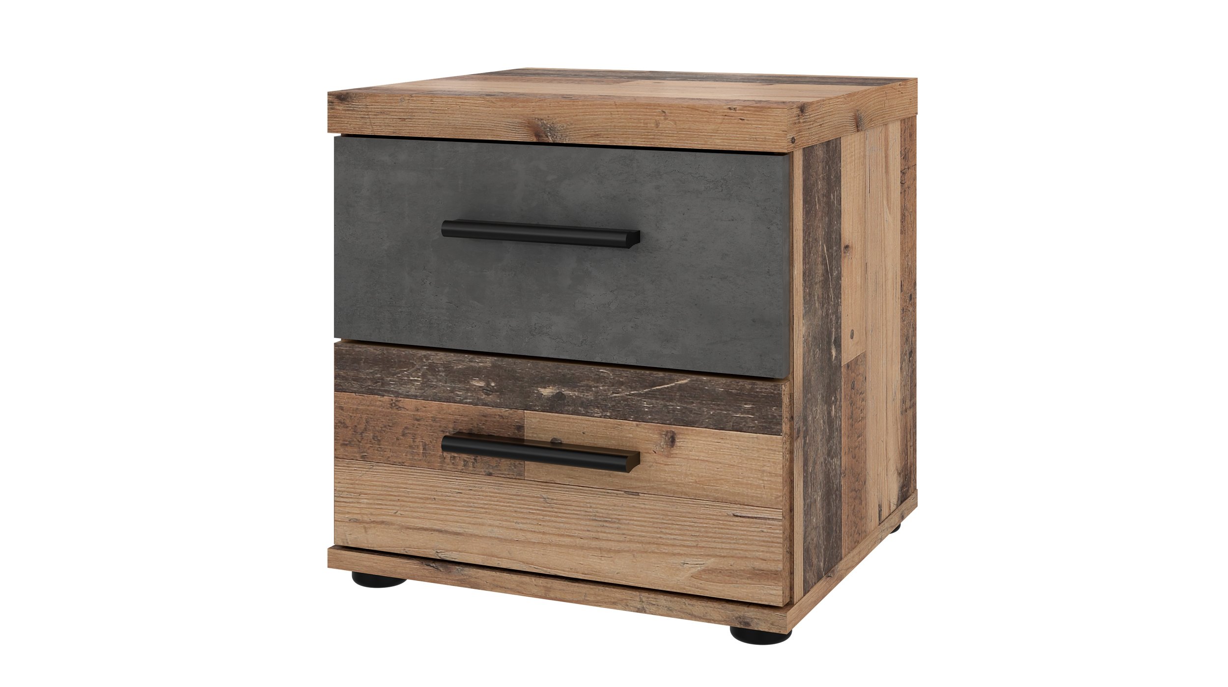 Nachttisch Old Wood 38 x 40 cm - WINNIE Nachttisch Old Wood 38 x 40 cm - WINNIE