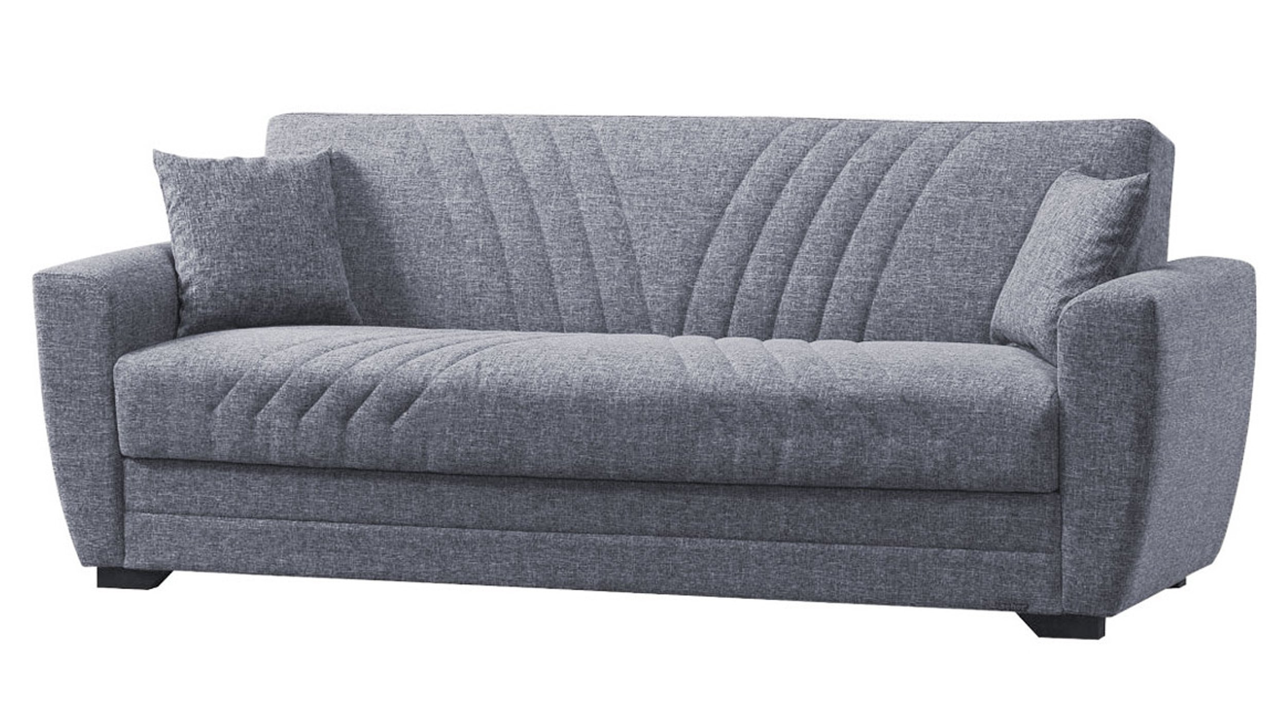 Einzelsofa 3-Sitzer grau 231 cm Schlaffunktion - ACUN Einzelsofa 3-Sitzer grau 231 cm Schlaffunktion - ACUN