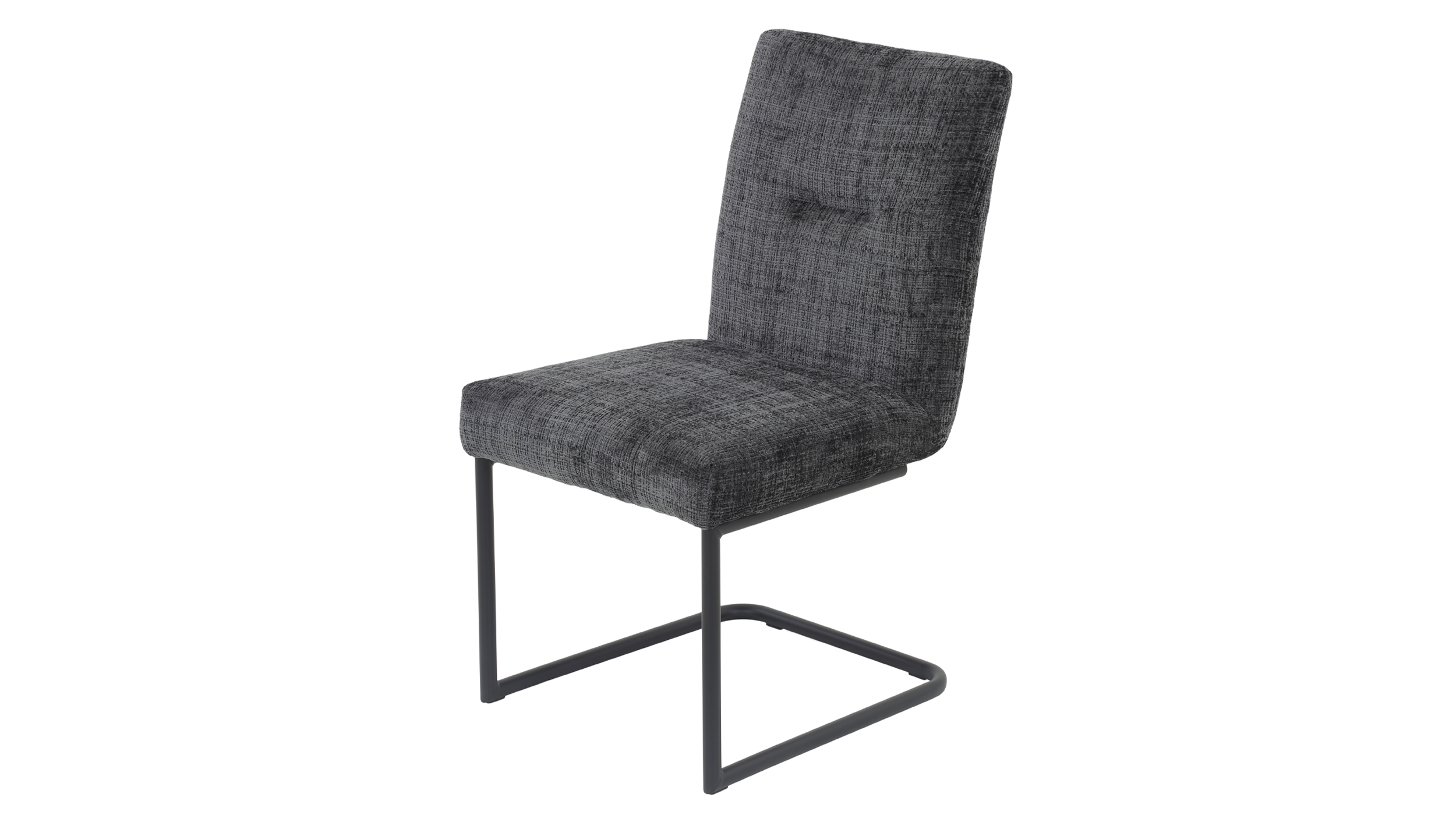 Schwingstuhl grau Freischwinger Webstoff - CLEO Schwingstuhl grau Freischwinger Webstoff - CLEO