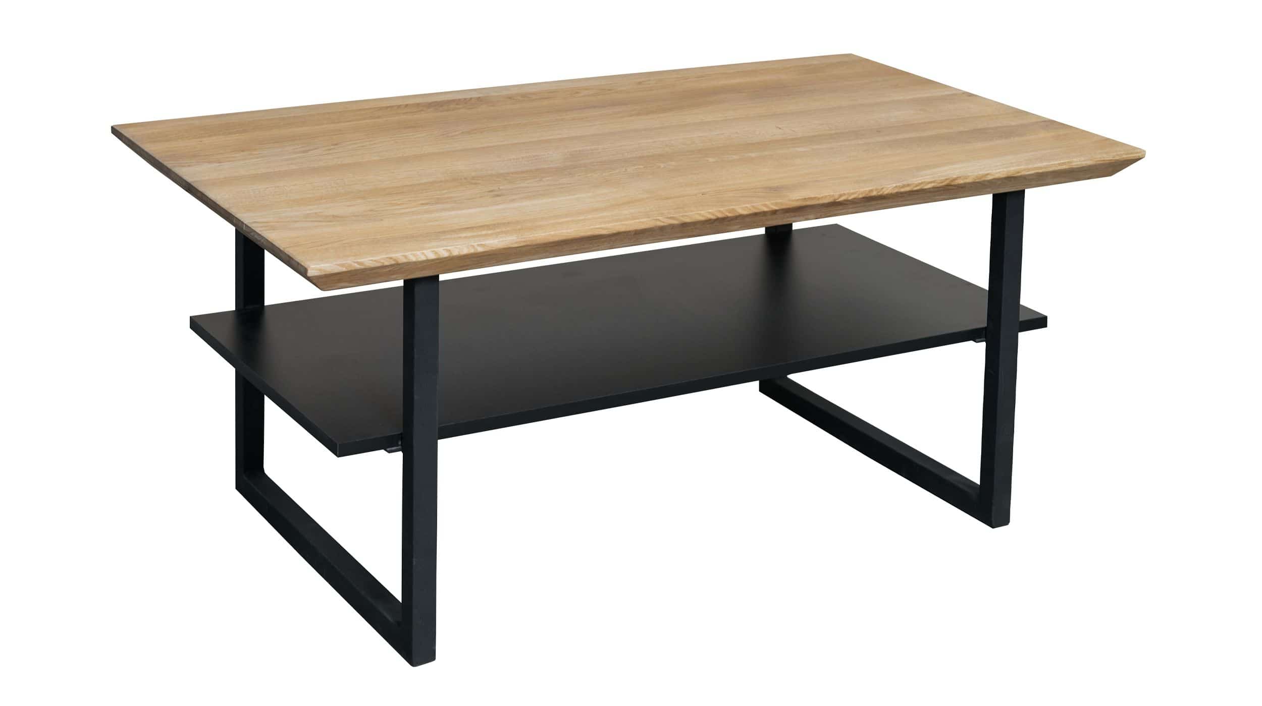 Couchtisch Eiche teilmassiv geölt - 115 x 65 cm - BELLA Couchtisch Eiche teilmassiv geölt - 115 x 65 cm - BELLA