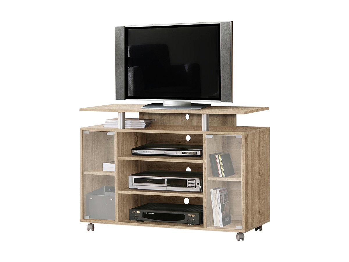 TV - Lowboard 100 cm Sonoma Eiche - HAPPY TV - Lowboard 100 cm Sonoma Eiche - HAPPY