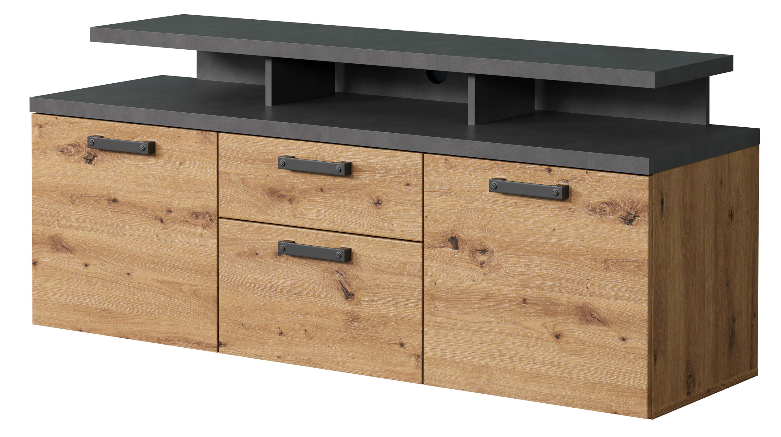 TV - Lowboard Artisan Eiche 151 cm - FOLLOW TV-Lowboard Artisan Eiche 151 cm - FOLLOW