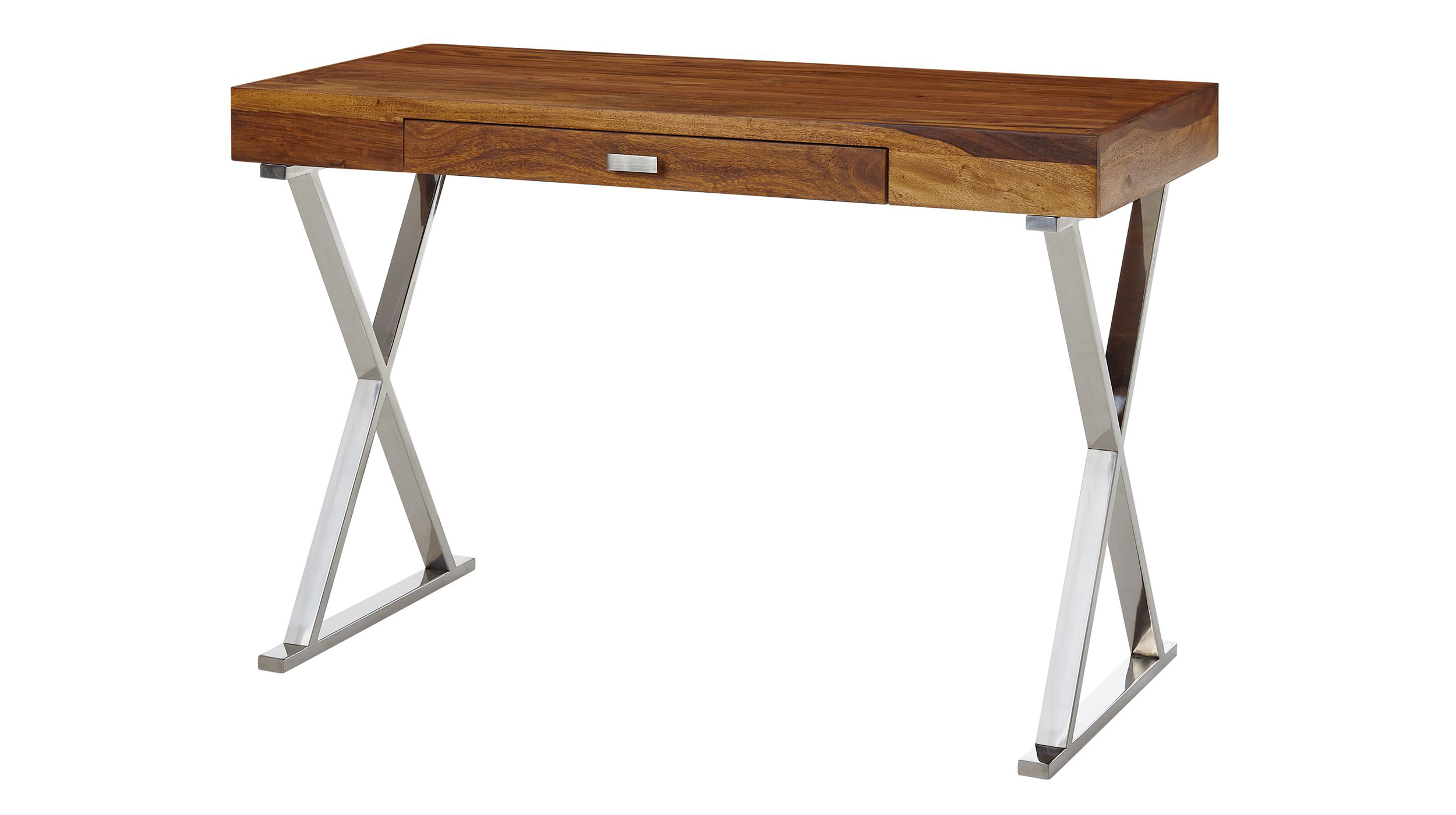 Schreibtisch mit Schublade Sheesham massiv - 120 cm - SOLVIG Schreibtisch mit Schublade Sheesham massiv - 120 cm - SOLVIG