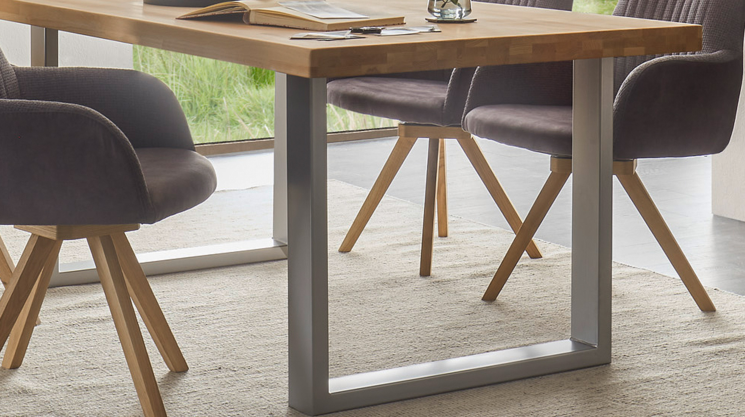 Esstisch Massivholztisch Kernbuche geölt 180 cm - TELMA