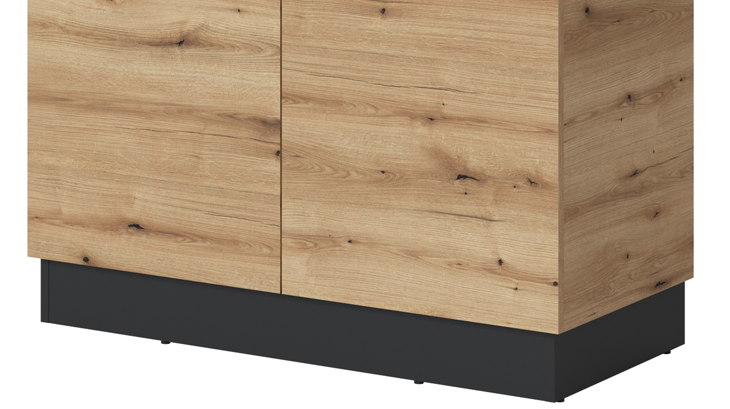 Garderobenkommode Coast Evoke Eiche - grau 101 cm - CORTE