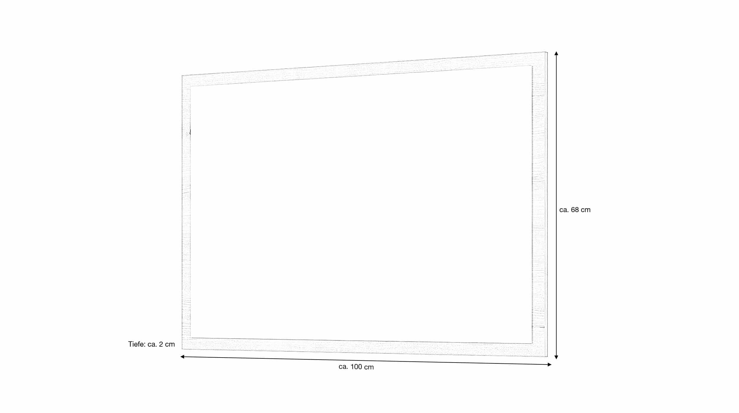 Wandspiegel Coast Evoke Eiche 100 x 68 cm - CORTE
