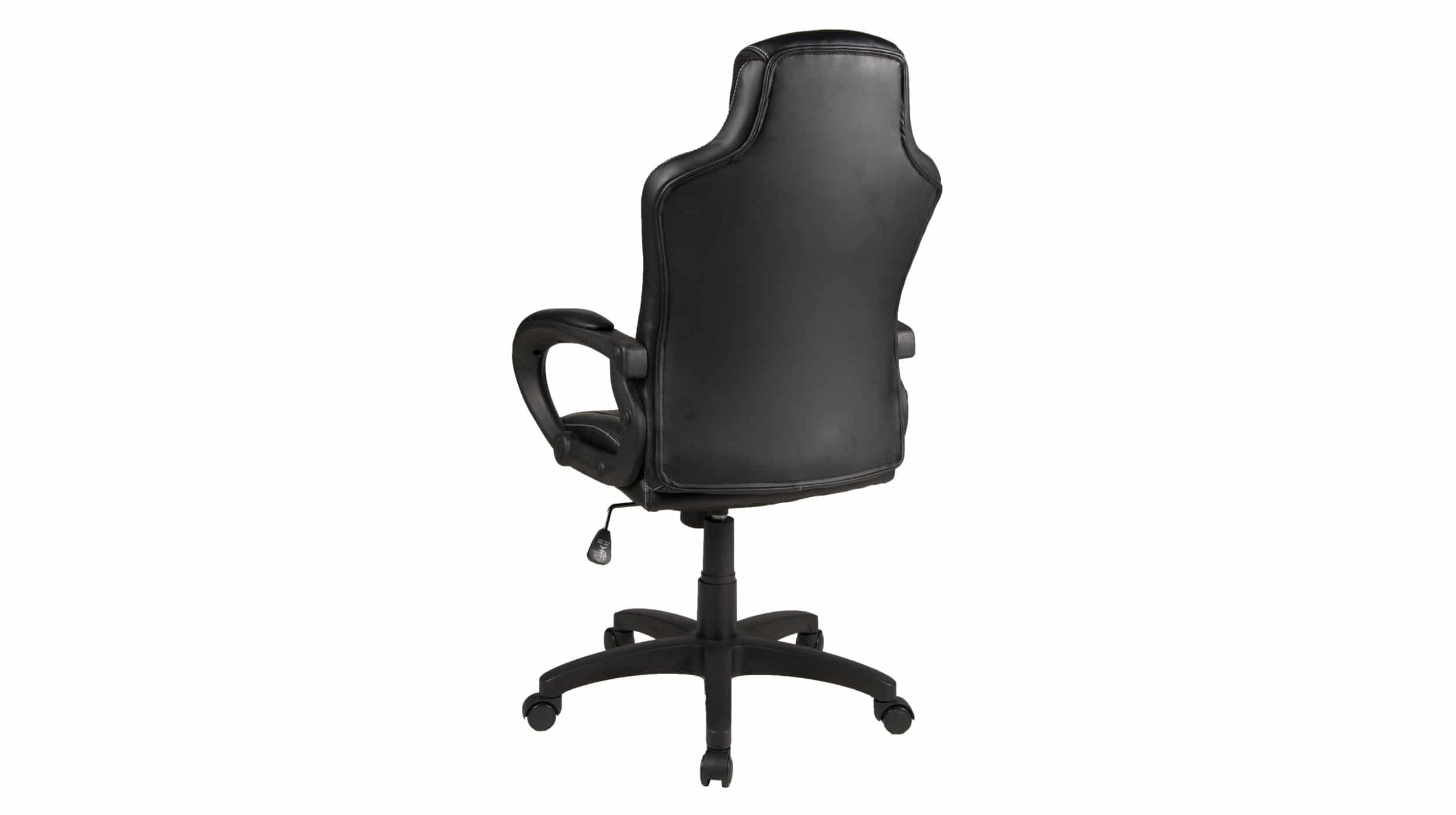 Chefsessel Drehstuhl schwarz Lederlook - JORIS
