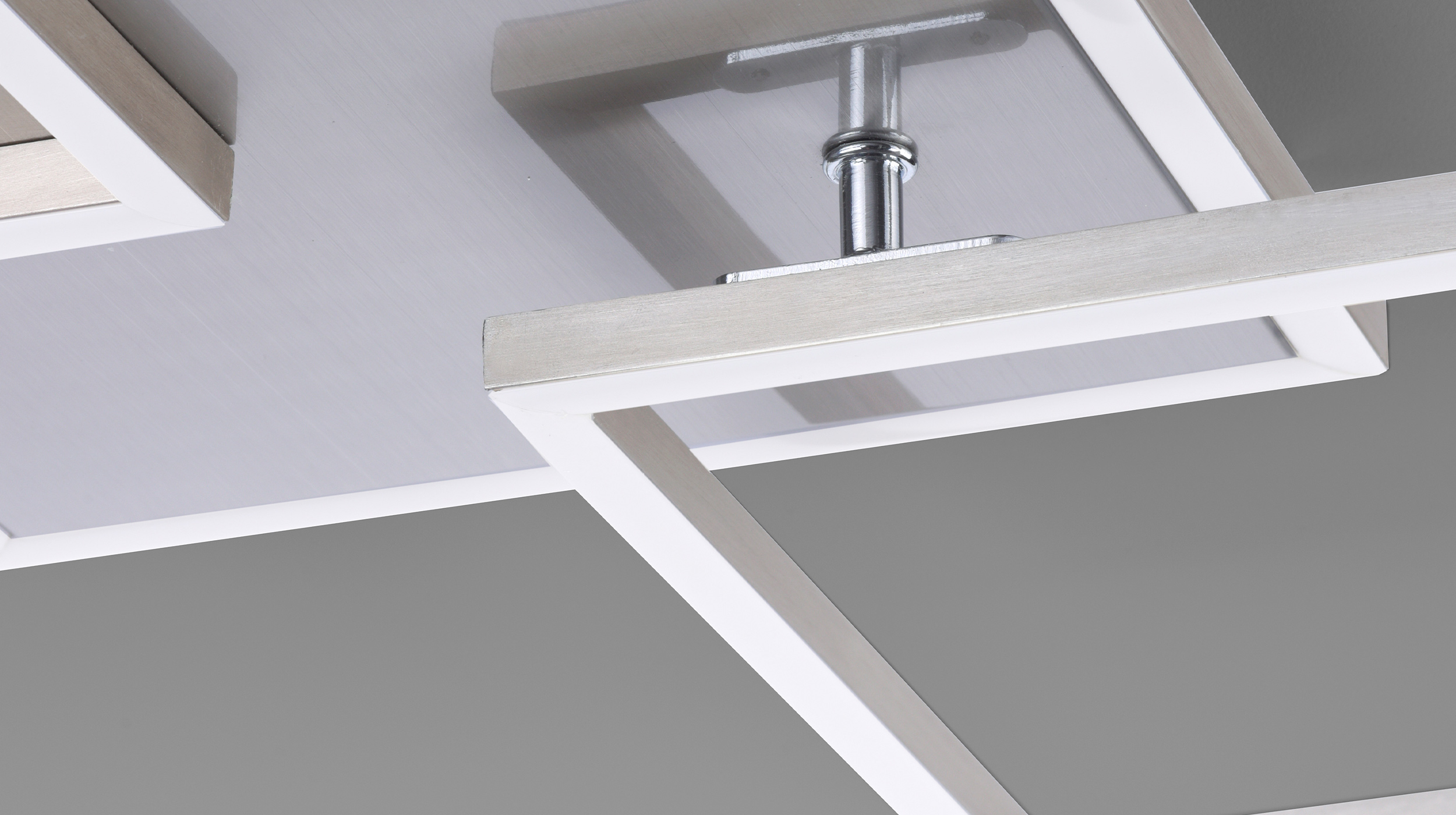 Deckenleuchte stahl 75 x 8 cm 3 LED Paneele drehbar - IVEN