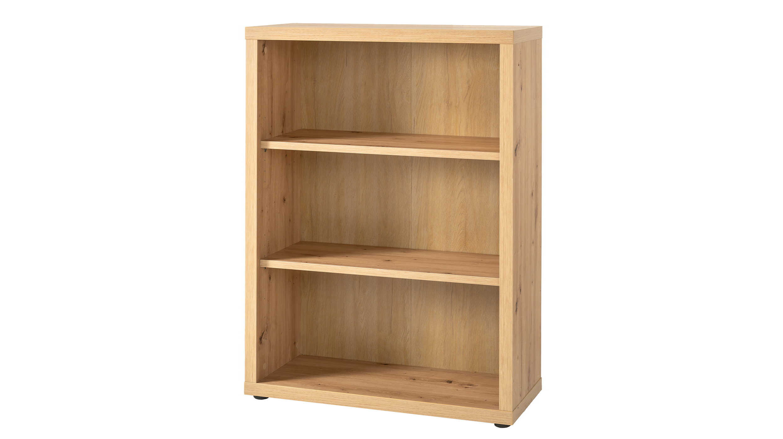 Bücherregal Artisan Eiche 82 x 110 cm 3 Ablagefächer - RILEGA Bücherregal Artisan Eiche 82 x 110 cm 3 Ablagefächer - RILEGA