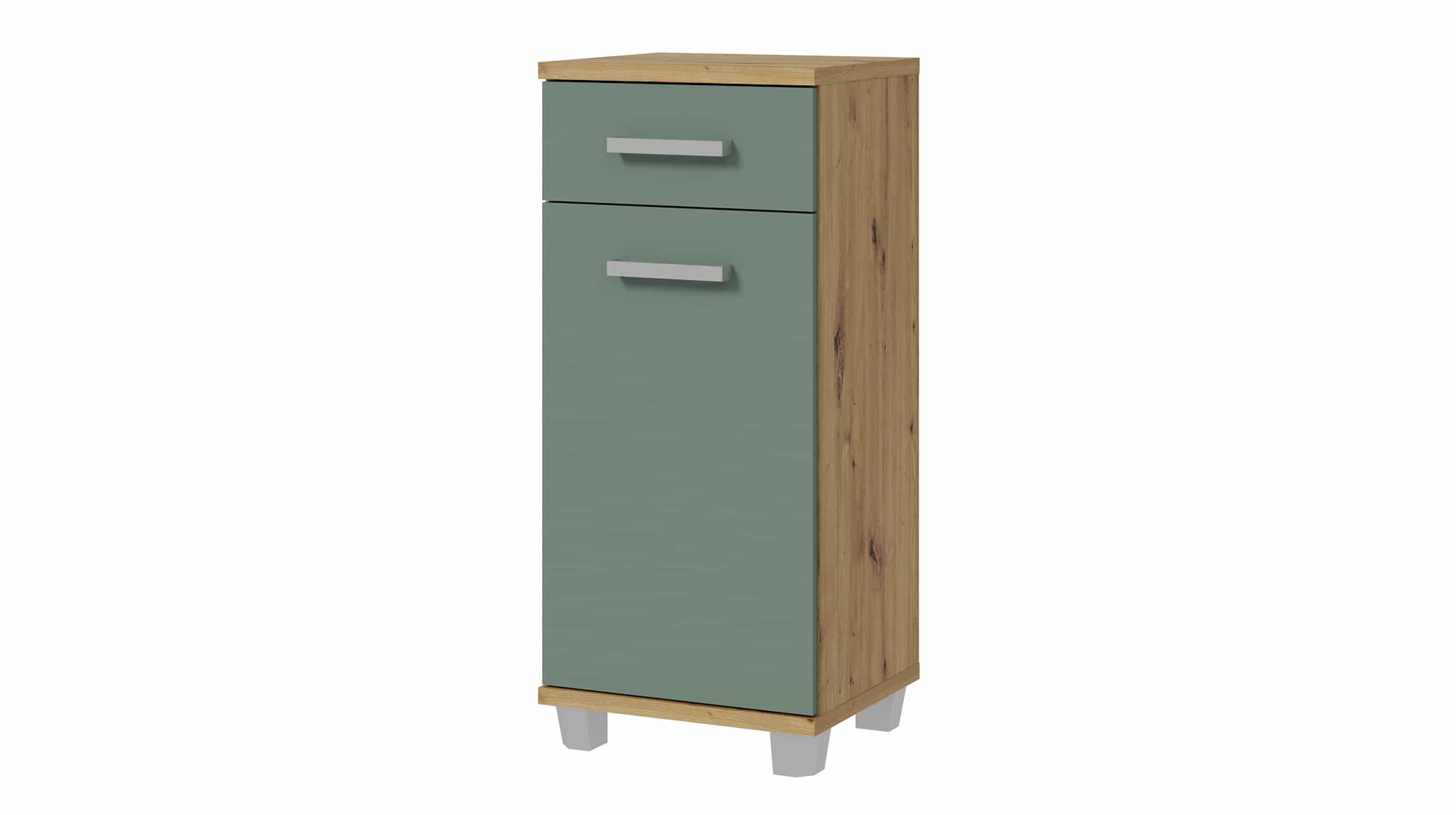 Bad Unterschrank grün - Artisan Eiche 40 cm - VERIS Bad Unterschrank grün - Artisan Eiche 40 cm - VERIS
