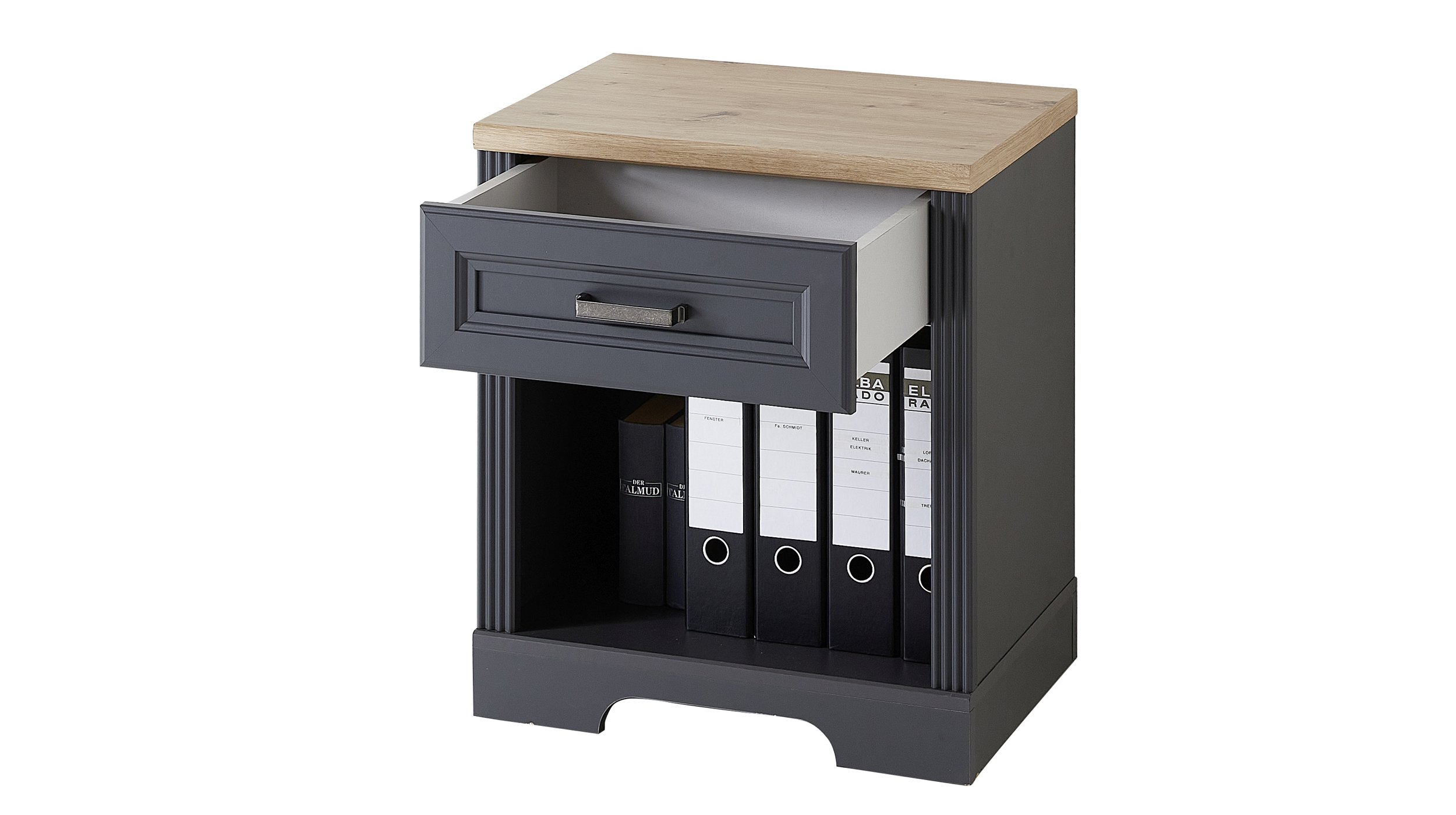 Standcontainer 54 x 62 cm Artisan Eiche - graphit - JASMIN