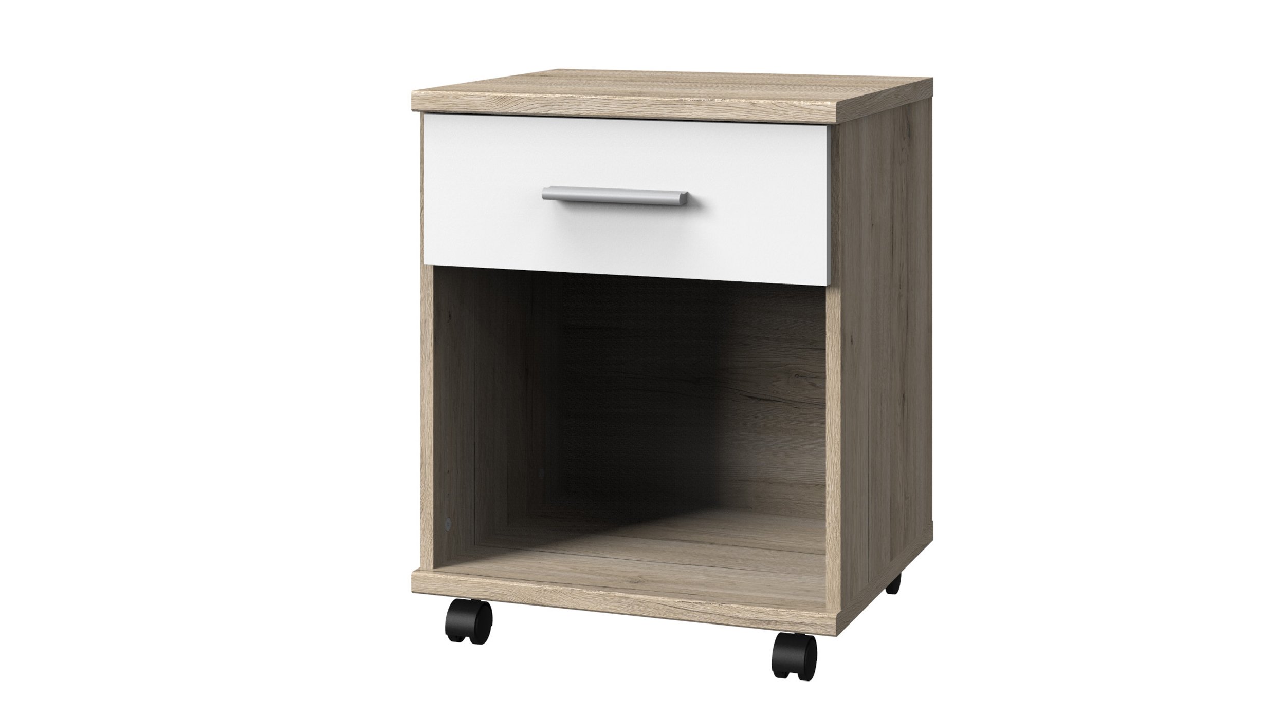 Rollcontainer San Remo Eiche - weiß 46 x 46 cm - JOKER Rollcontainer San Remo Eiche - weiß 46 x 46 cm - JOKER