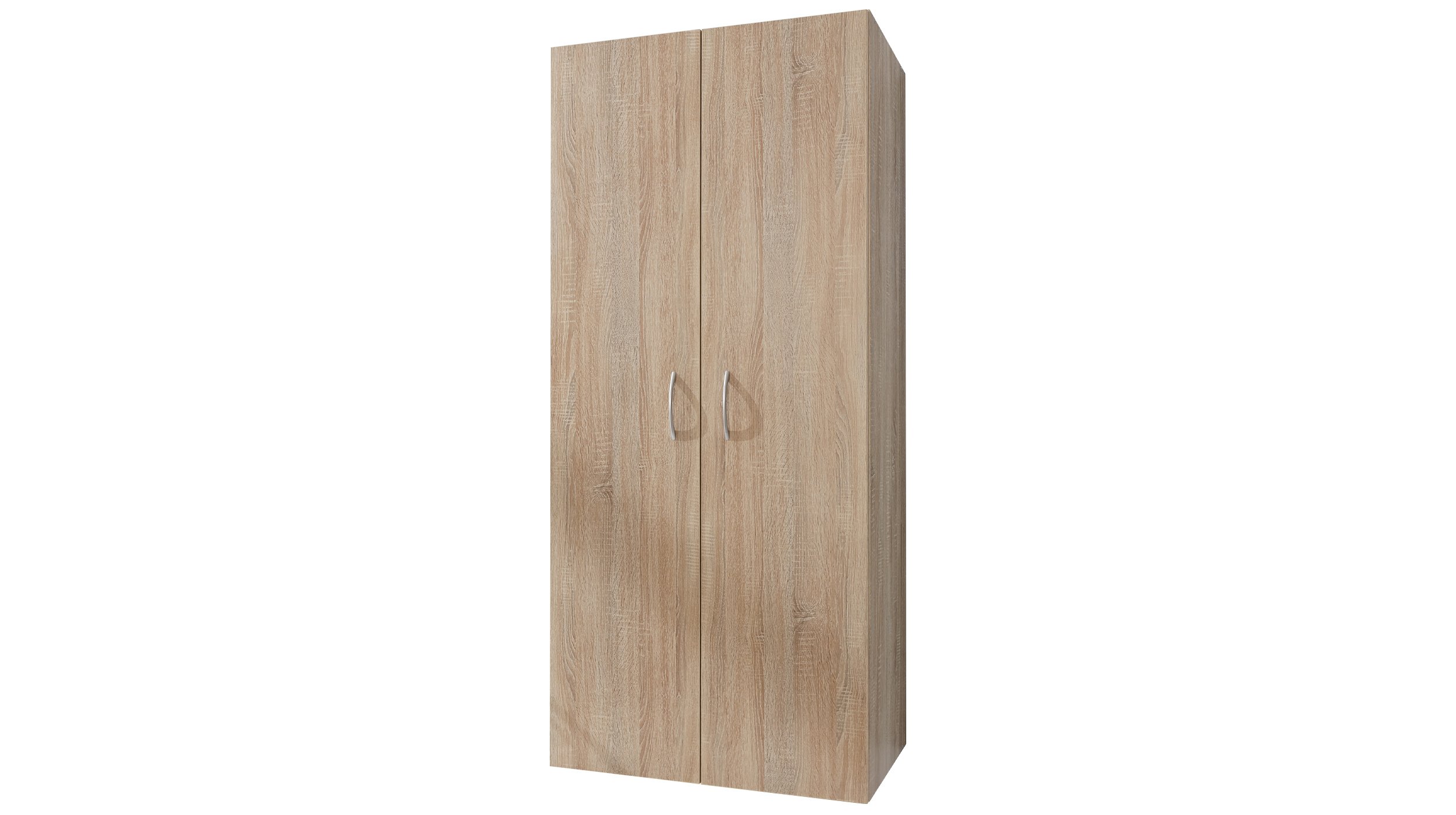 Drehtürenschrank 70 cm Sägerau Eiche - MULTIRAUMKONZEPT