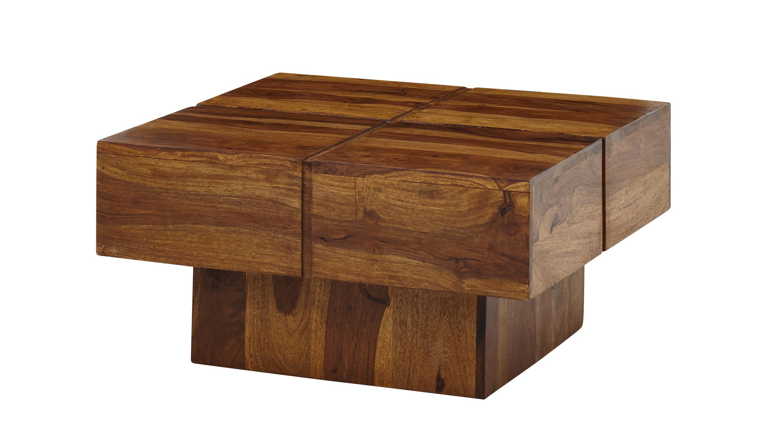 Couchtisch Sheesham massiv gebeizt 58 x 30 cm - ELIN Couchtisch Sheesham massiv gebeizt 58 x 30 cm - ELIN