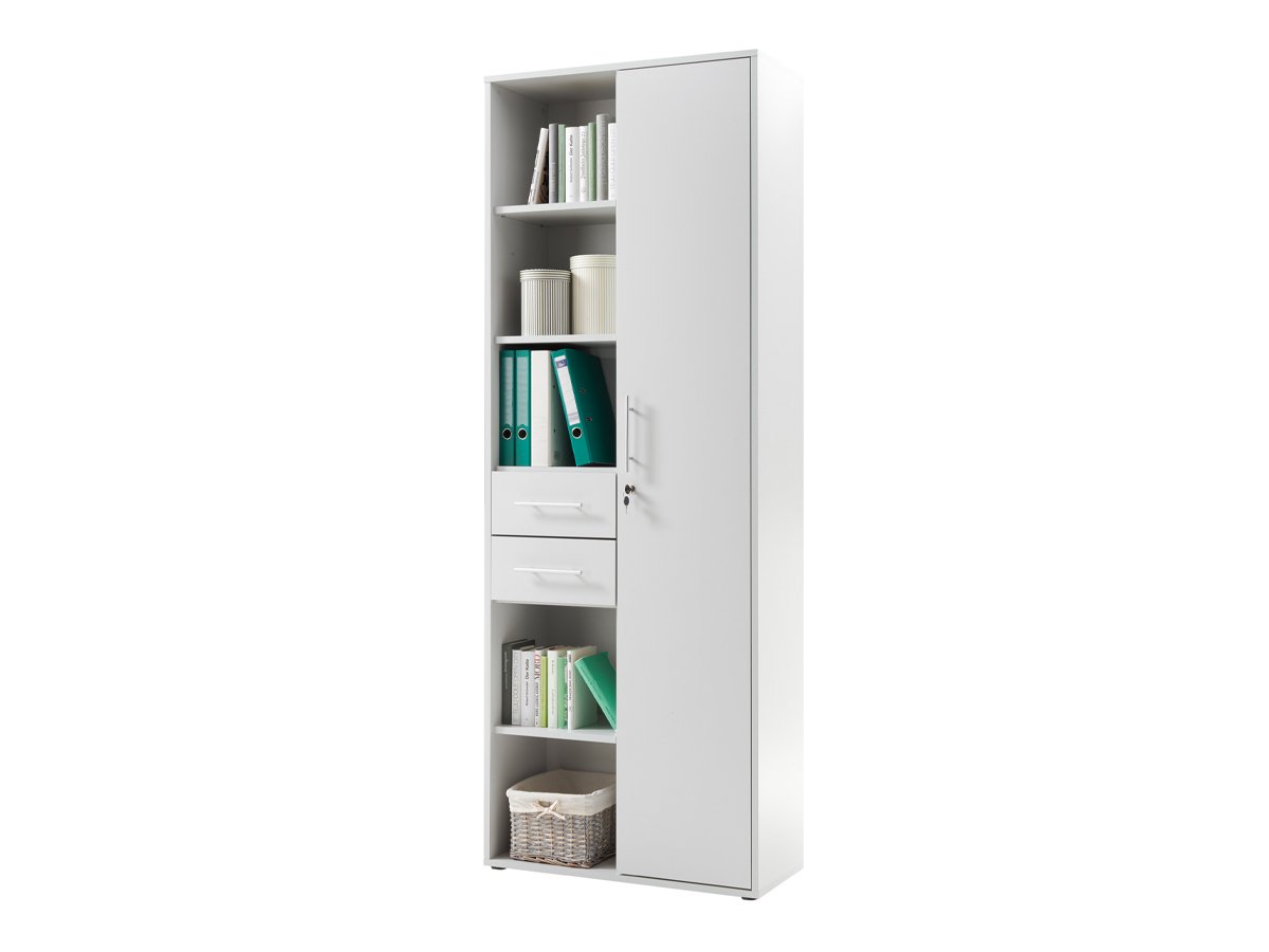 Büroschrank lichtgrau 80 cm x 216 cm - 8 Einlegeböden - PRONTO Büroschrank lichtgrau B 80 cm x H 216 cm - 8 Einlegeböden - PRONTO