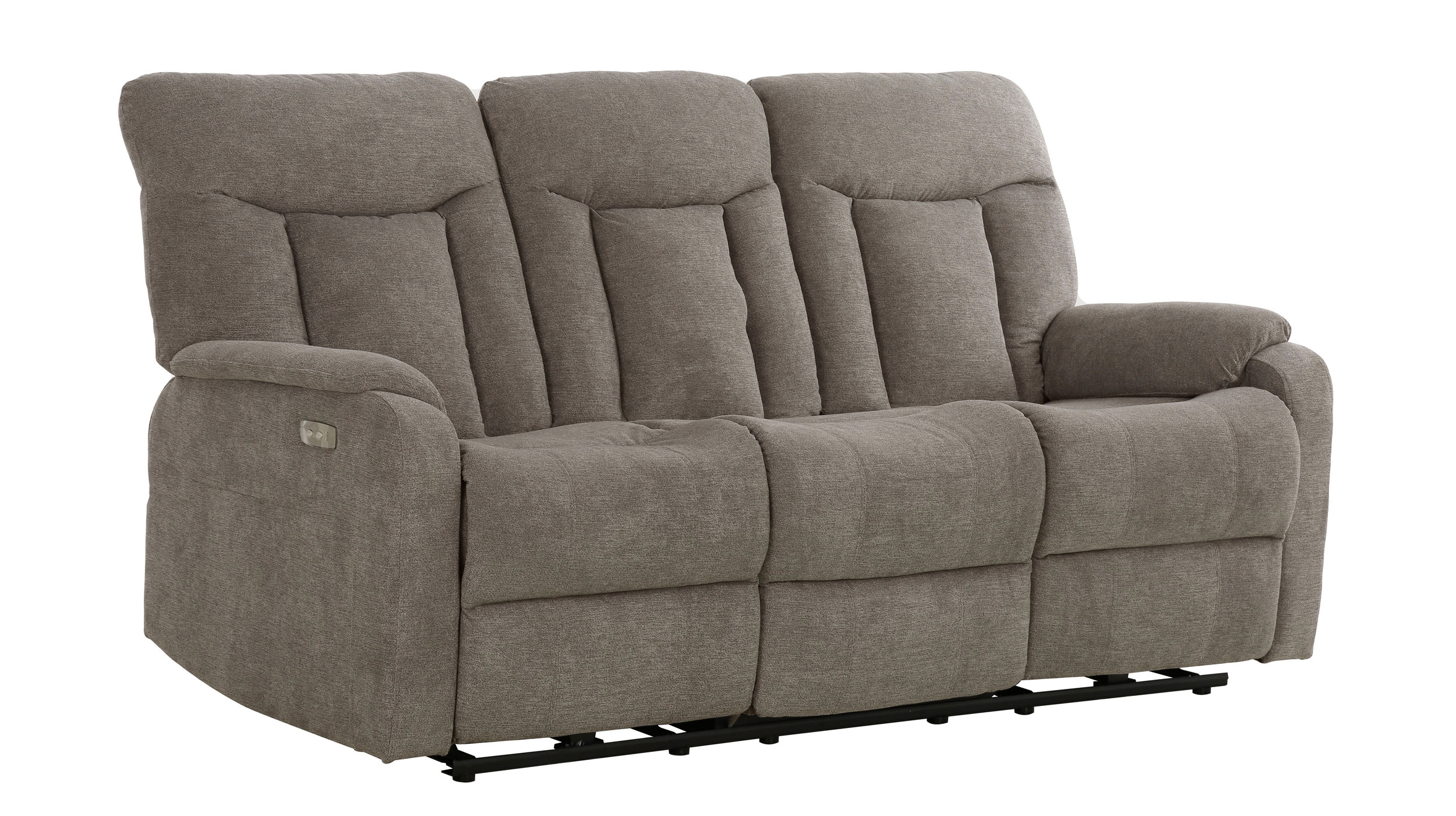 Einzelsofa 3-Sitzer grau 189 cm - mit Relaxfunktion - SERIO Einzelsofa 3-Sitzer grau 189 cm - mit Relaxfunktion - SERIO