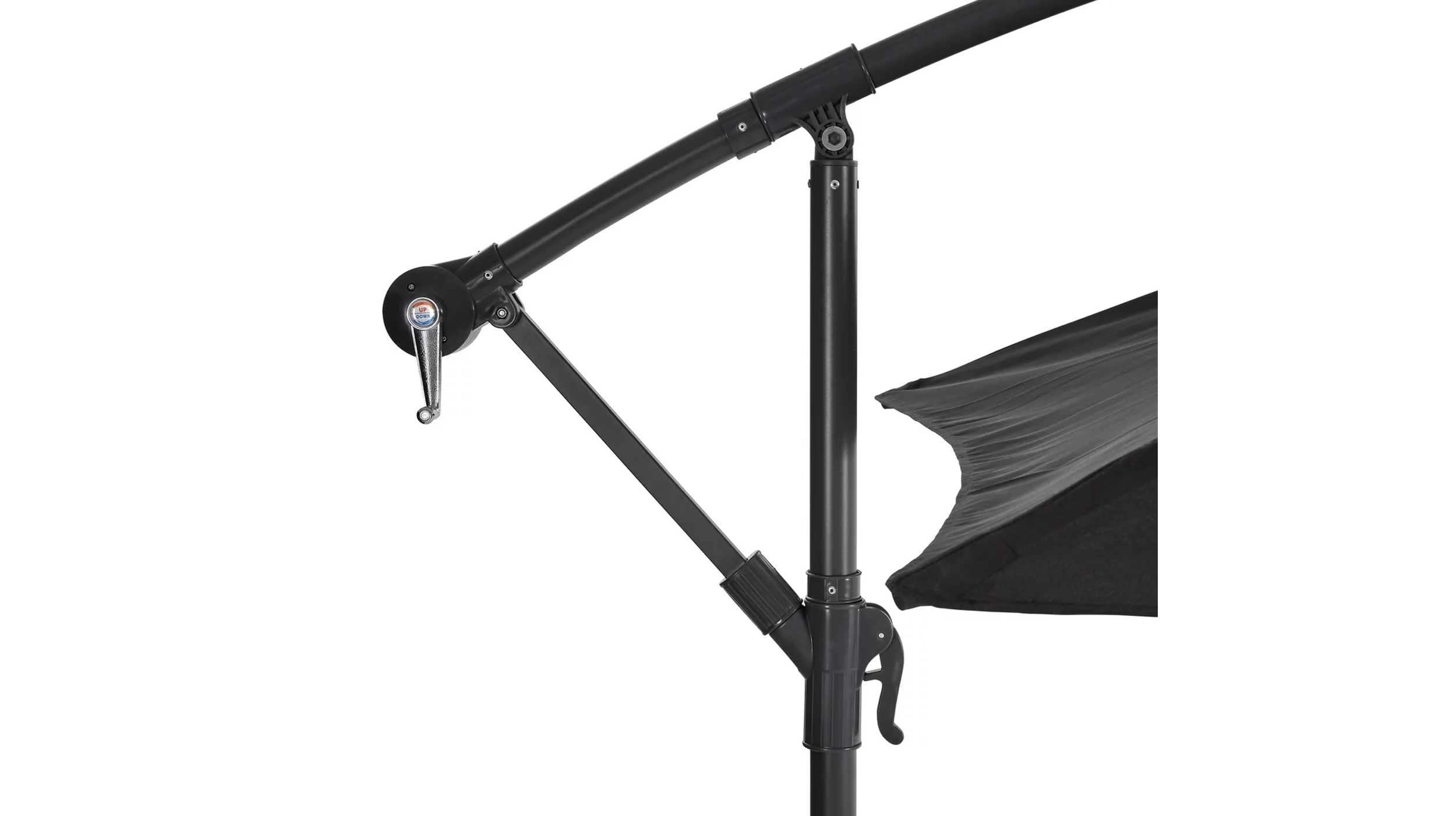 Ampelschirm anthrazit Durchmesser 300 cm - SUN