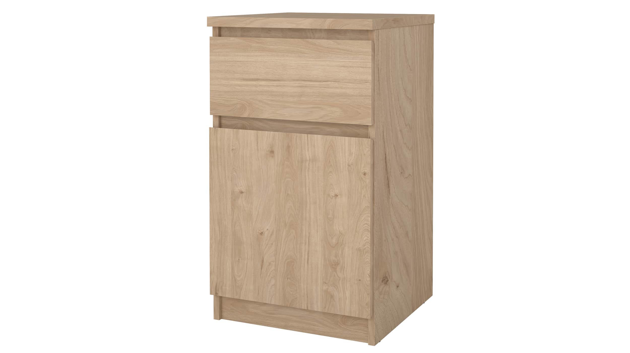 Nachttisch Jackson Hickory 40 x 70 cm 1 Schublade - NAIA Nachttisch Jackson Hickory 40 x 70 cm 1 Schublade - NAIA