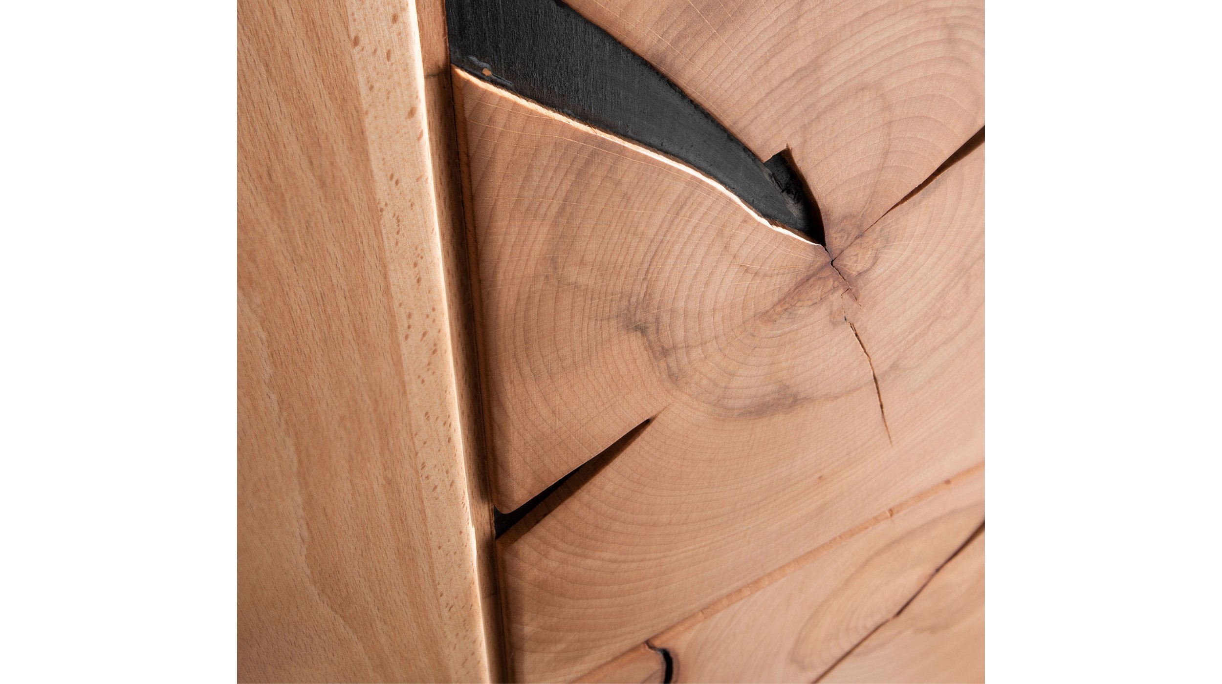 Sideboard mit 3 Türen Kernbuche massiv - 171 cm - LUIS