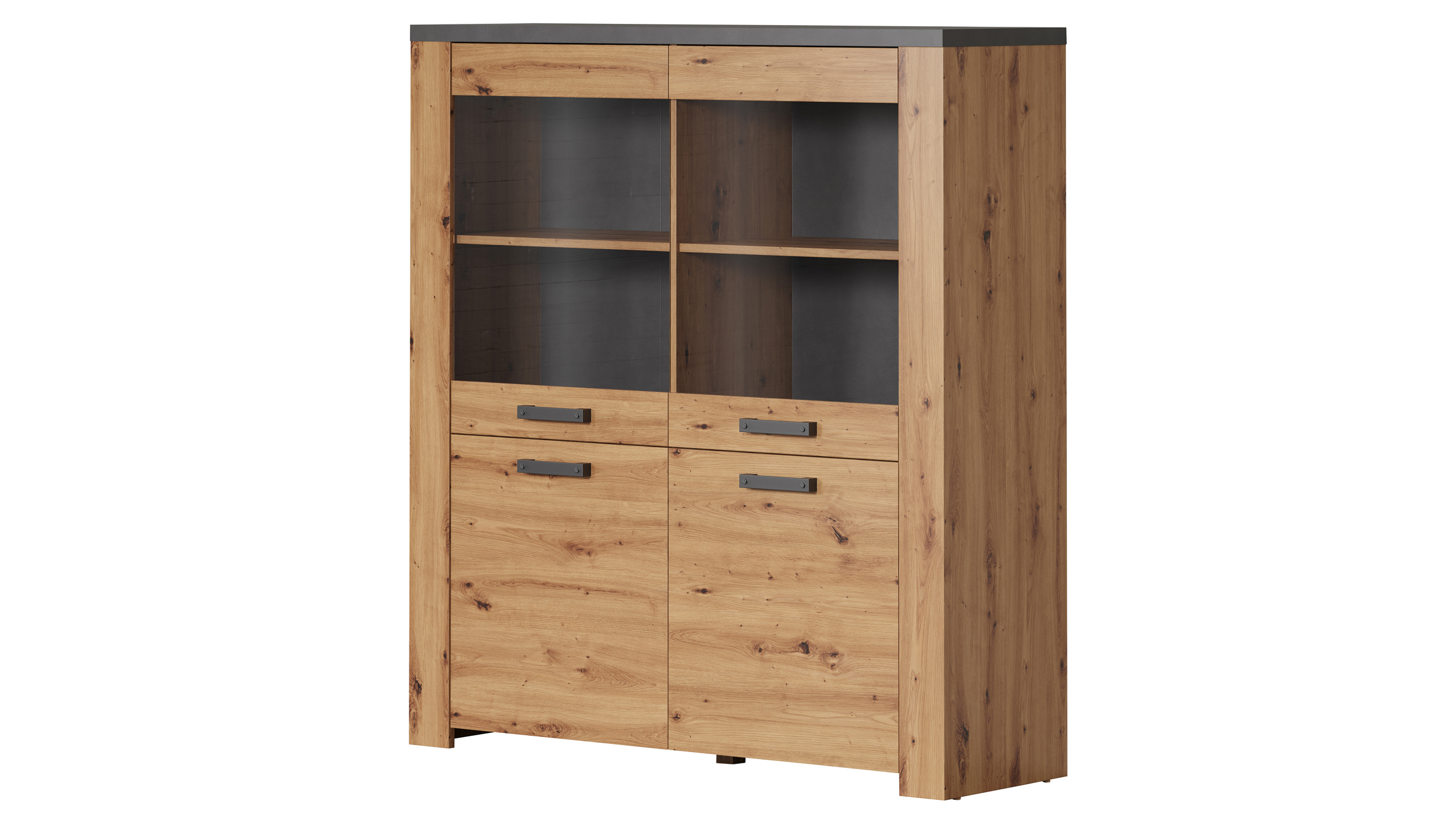 Highboard Artisan Eiche - Matera - 127 cm - FOLLOW Highboard Artisan Eiche - Matera - 127 cm - FOLLOW