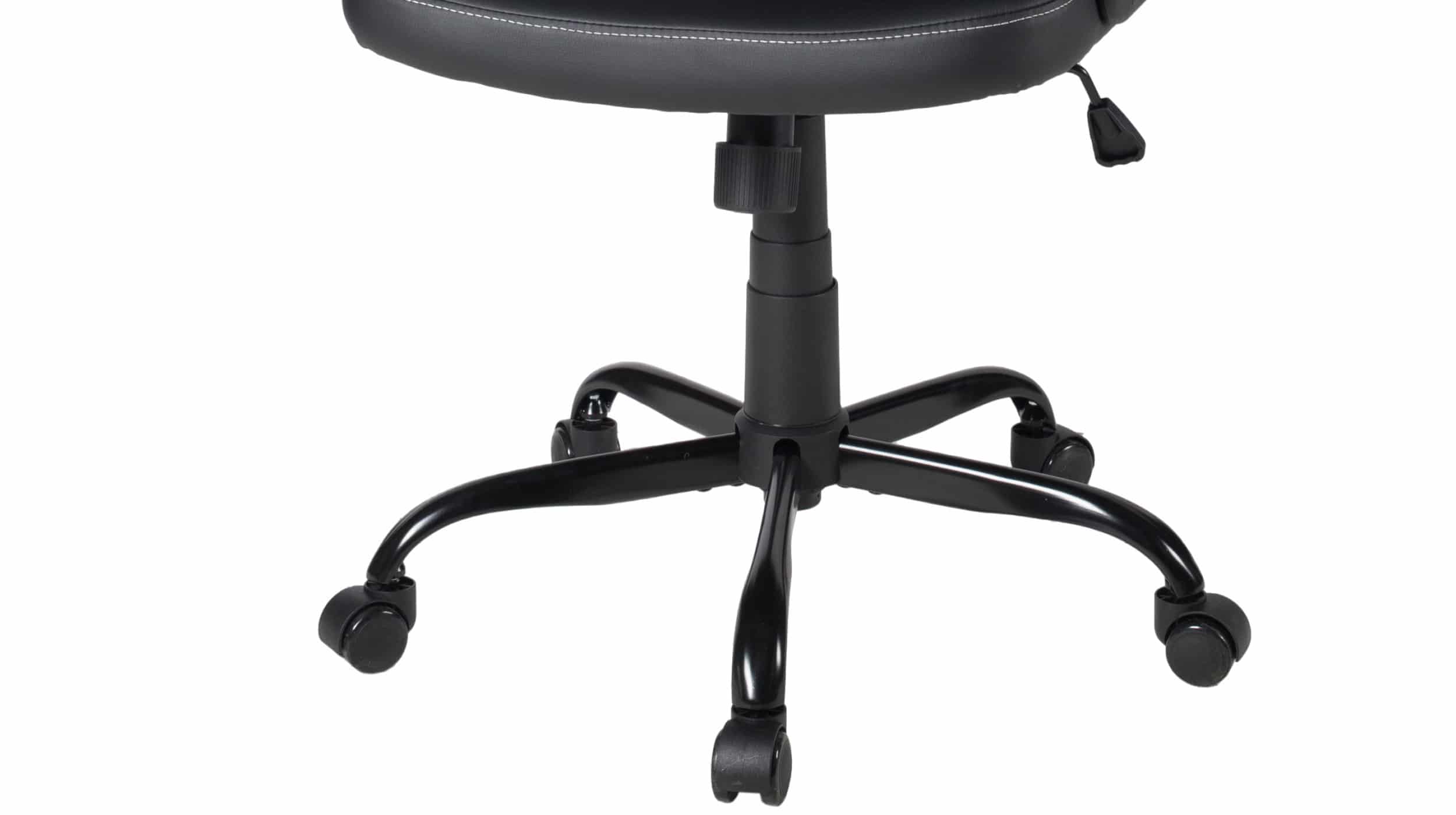Chefsessel Drehstuhl schwarz Lederlook - JOOS