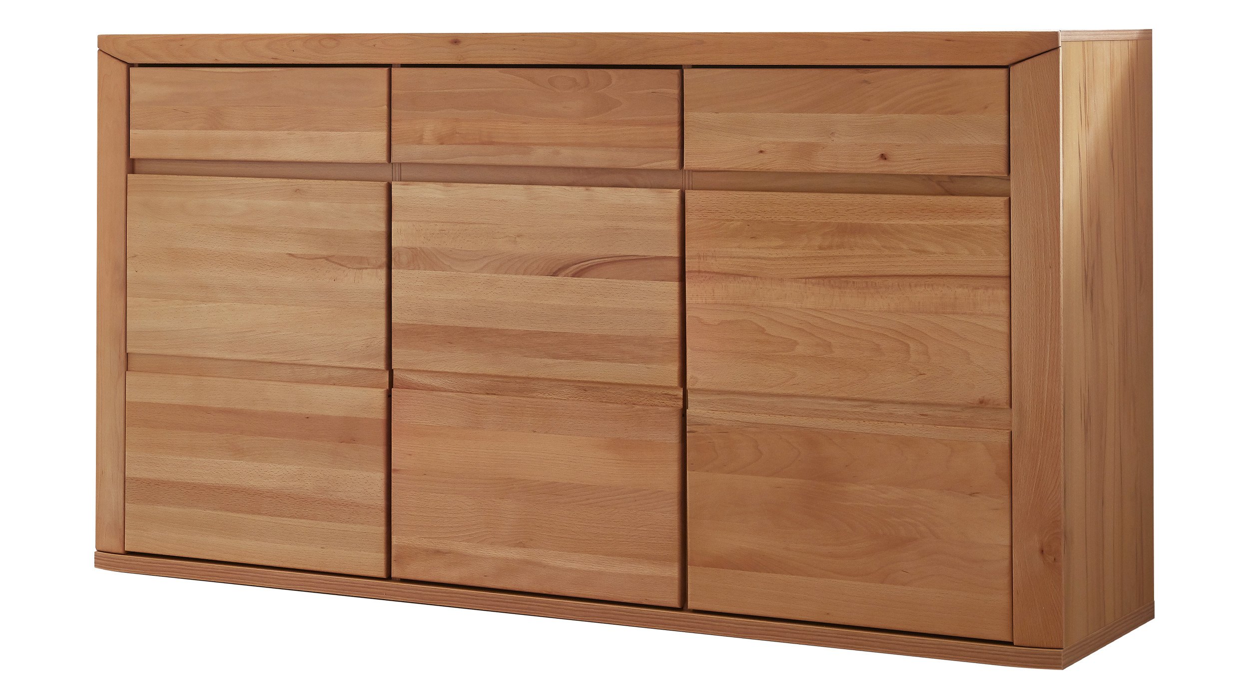 Sideboard - Kernbuche teilmassiv - 170 cm - KORSIKA Sideboard - Kernbuche massiv - 170 cm - KORSIKA