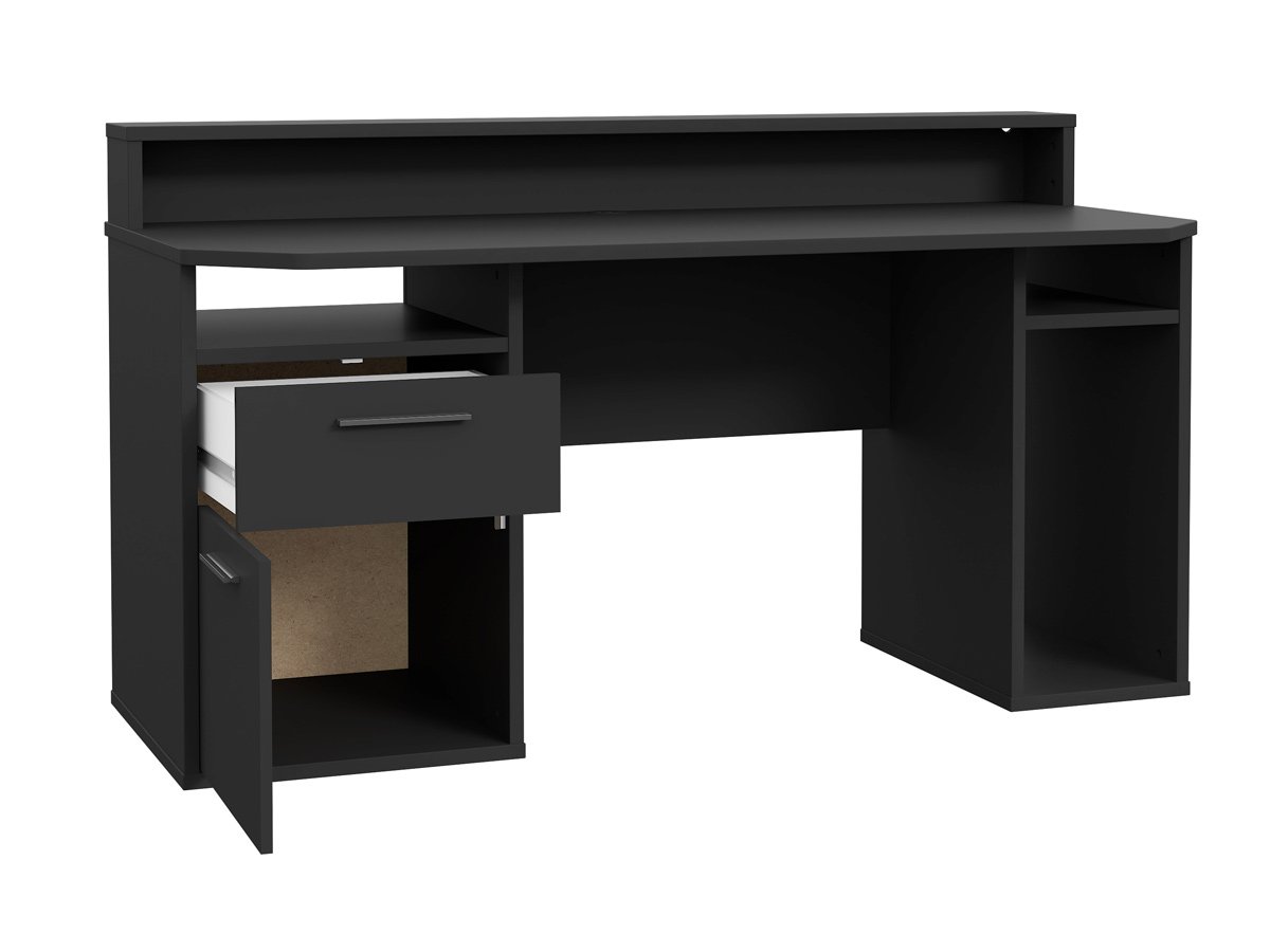Gaming Tisch 160 cm Computerschreibtisch schwarz - TEZAUR